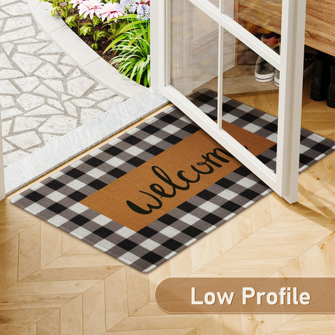 UINI welcome mat helps resist dirt and keeps entrances cleaner