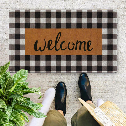 UINI welcome mat for indoor and outdoor use at entryways