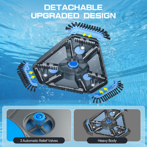 UIRWAY 13-inch deep leaf catcher net handles heavy debris