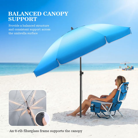 UIRWAY's built-in air vent improves airflow to reduce canopy lift.