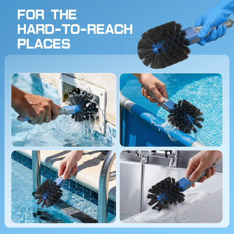 UIRWAY corrosion-resistant aluminum pole provides durable, extendable reach.