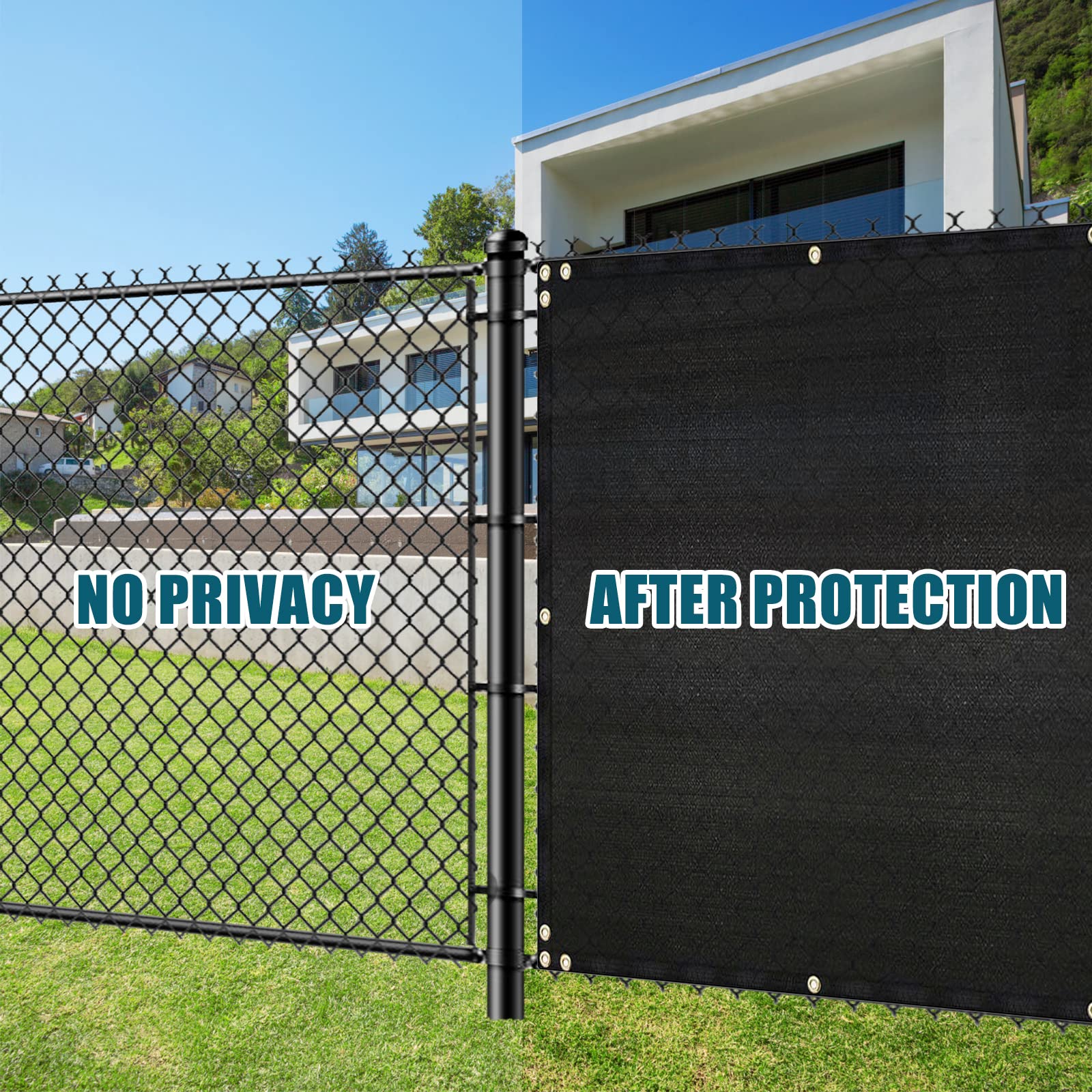 UIRWAY privacy screen ideal for patios, gardens, pools and backyards.