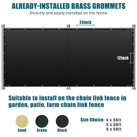 UIRWAY UV-protection shade fabric resists fading and blocks sun glare.