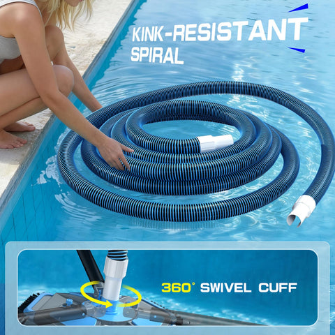 UIRWAY heavy-duty hose uses UV-resistant EVA for durability.