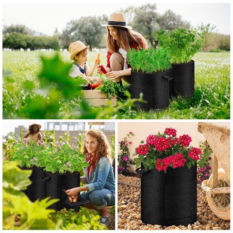 UJG versatile grow bags for potatoes, strawberries, and tomatoes