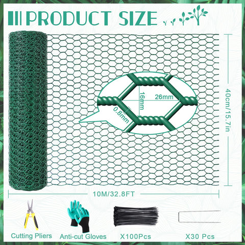 UJG wire mesh panel shows easy DIY sizing for custom plant guards.