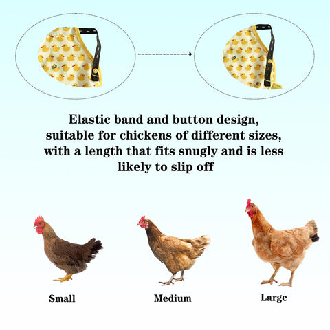 UKJENT chicken apron back protector is washable for repeated use.