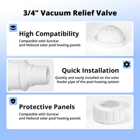 Ulapithi compatible valve for Heliocol and Sunstar systems ensures seamless integration.