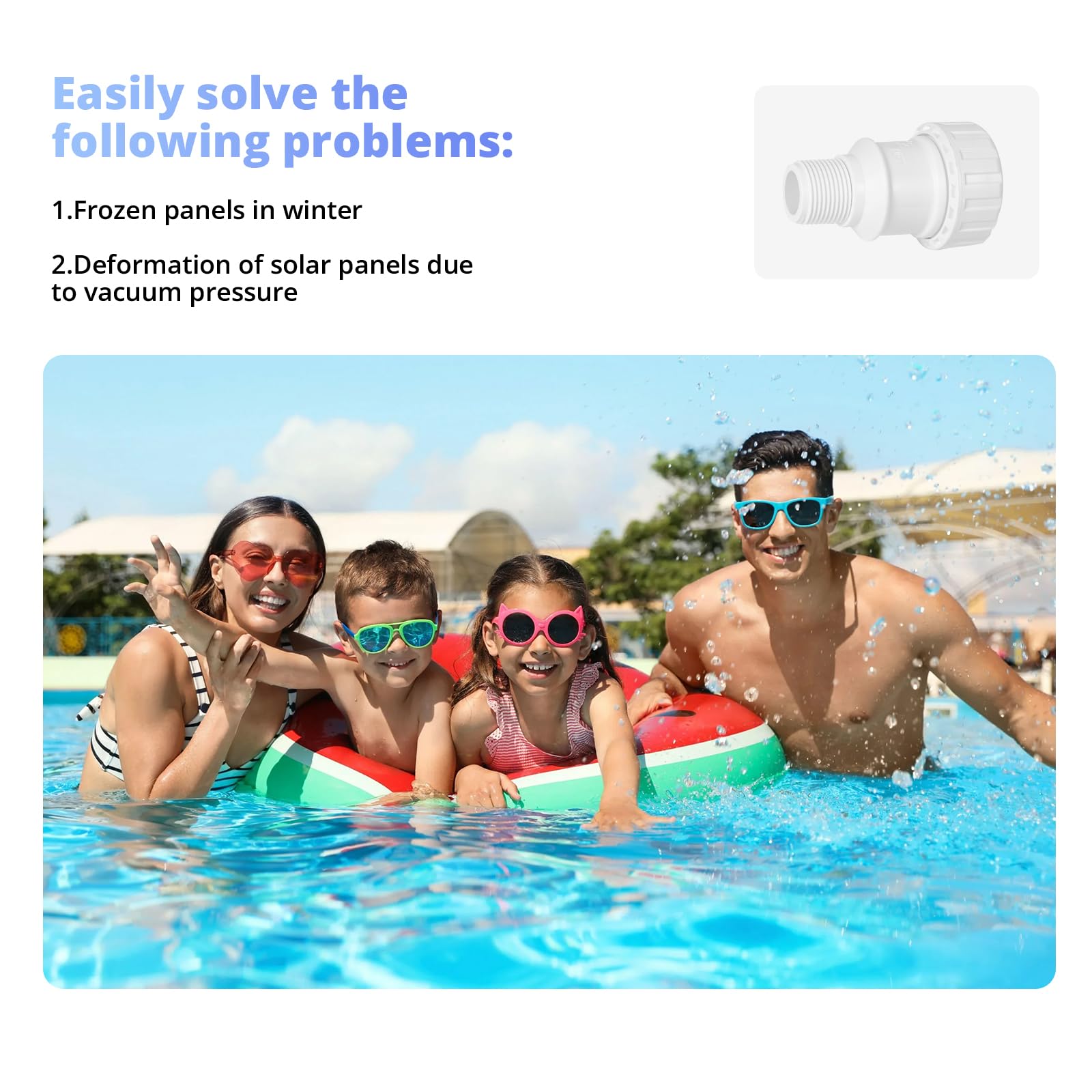 Ulapithi valve supports gravity drainage, reducing risk of panel stress in winter.