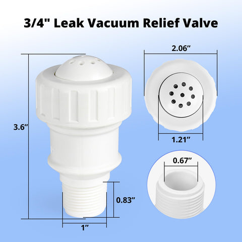 Ulapithi vacuum-relief valve installation on piping saves time and labor.