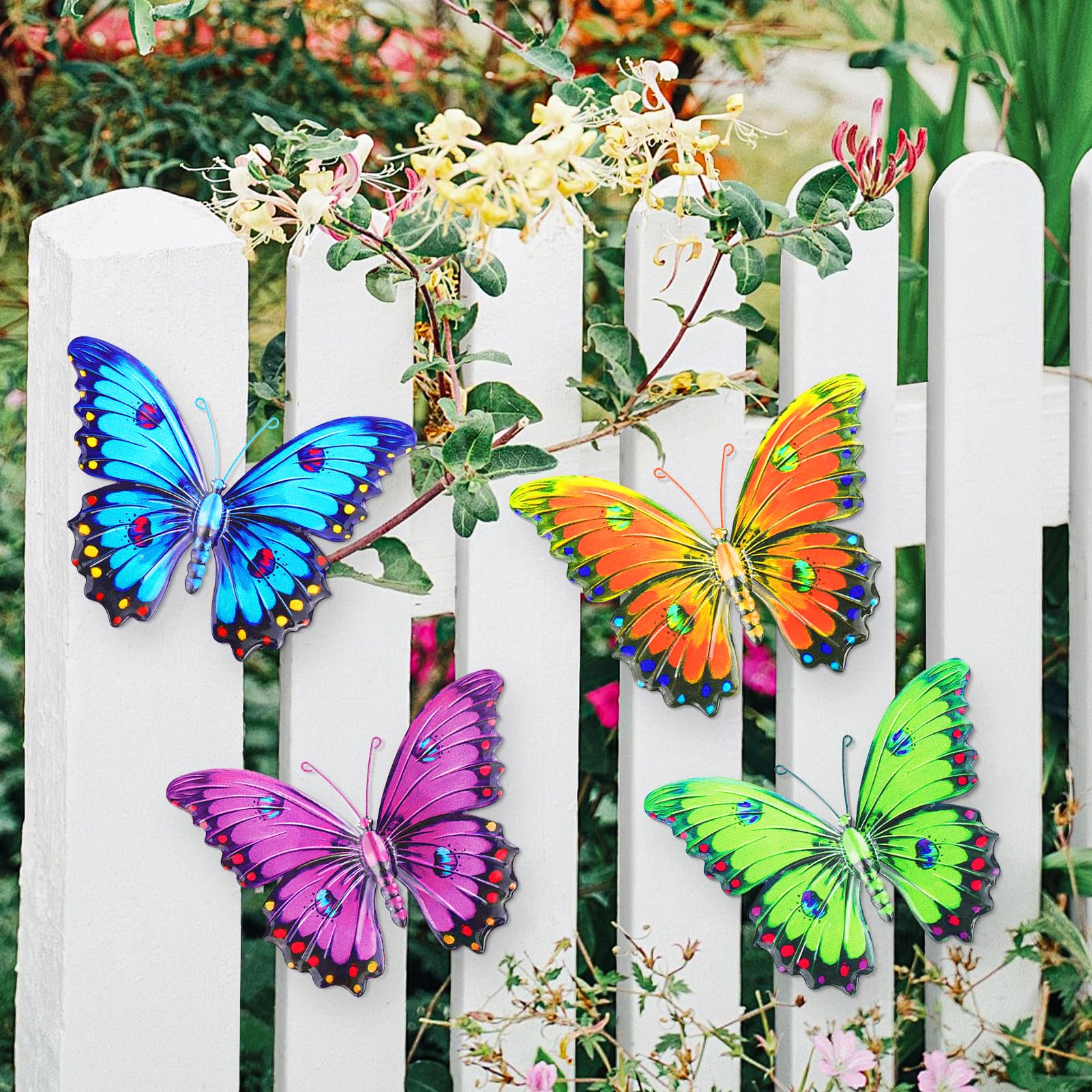 ULENDIS colorful butterfly wall accents brighten living rooms and bedrooms.
