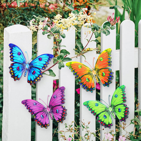 ULENDIS colorful butterfly wall accents brighten living rooms and bedrooms.