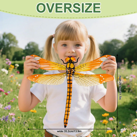 ULENDIS dragonfly wall art weatherproof metal construction for outdoors