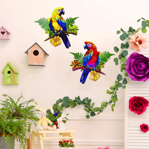 ULENDIS tropical bird wall art adds color and whimsy to any space.