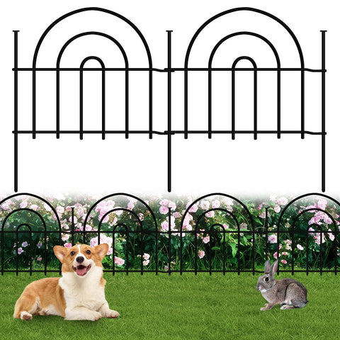 ULIOK decorative garden fence 32 panels border for elegant yard edging