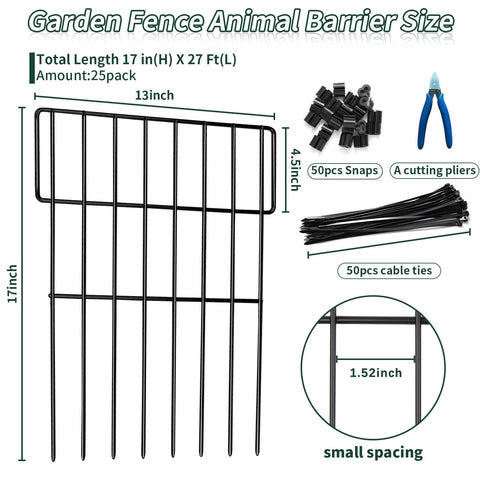 ULIOK no-dig fence shows ground insertion angle for simple lawn edging.