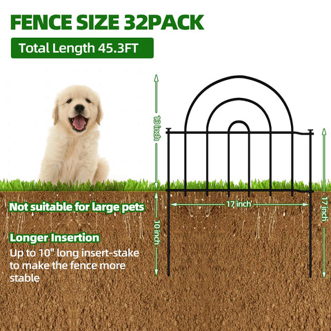 ULIOK no-dig fence installation with stakes, quick setup