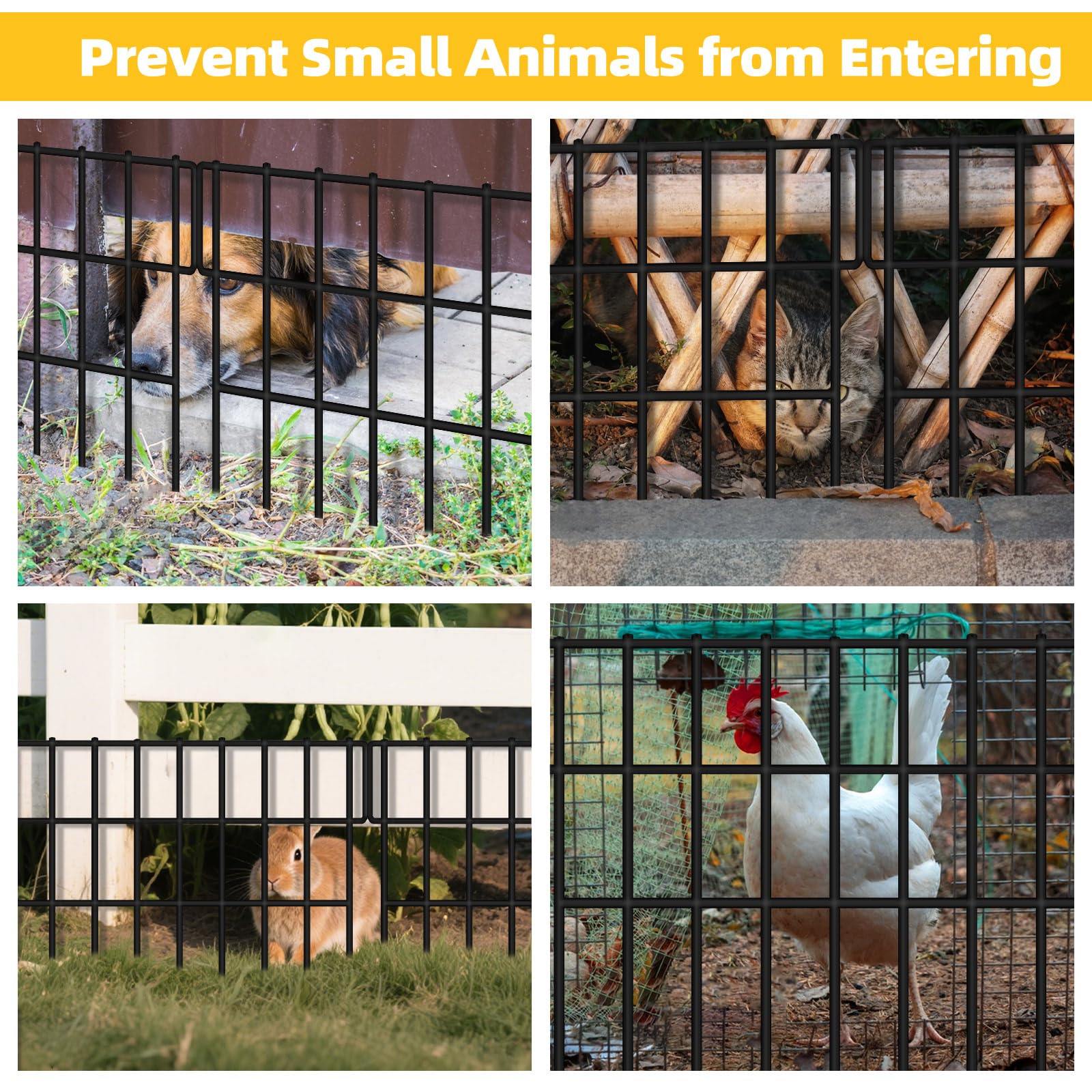 ULIOK rustproof metal fence resists wind and rain.