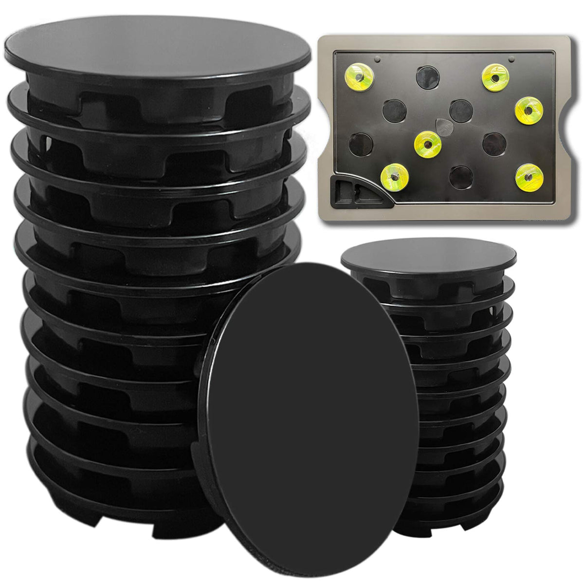 Ulrempart plant spacer kit keeps harvest deck holes tidy and light-blocked.