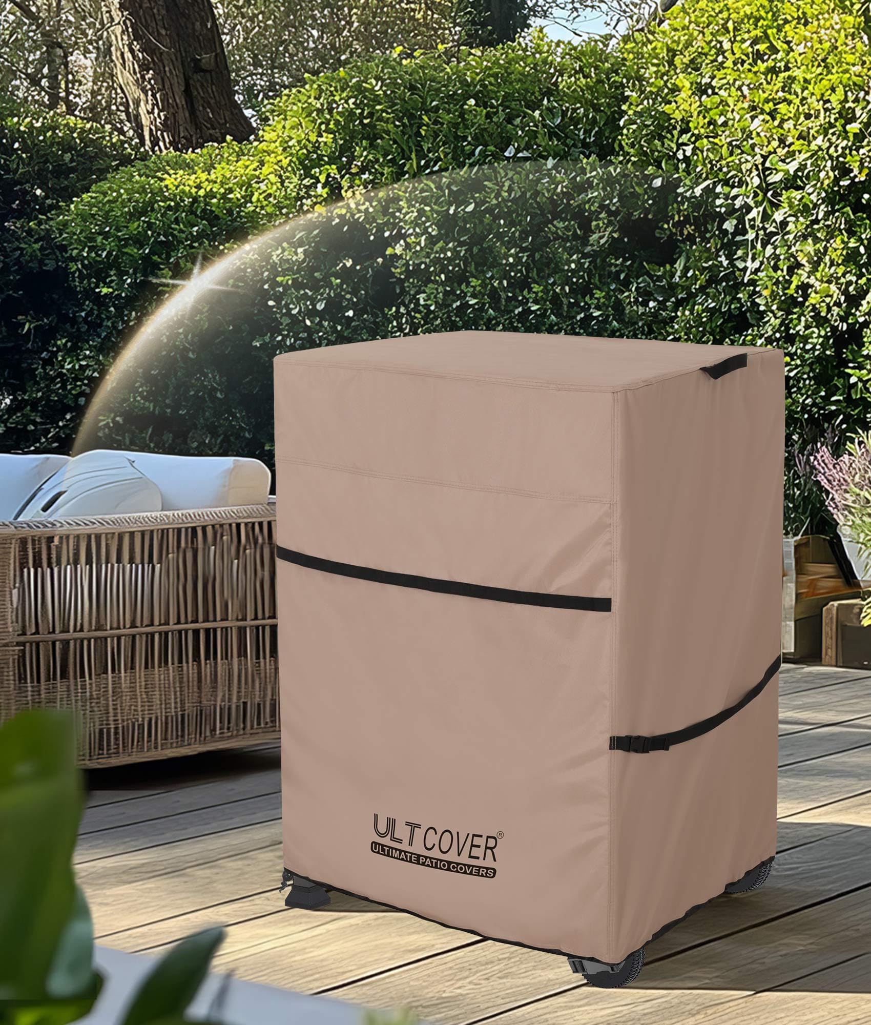 ULTCOVER 600D canvas close-up highlights durable waterproof backing
