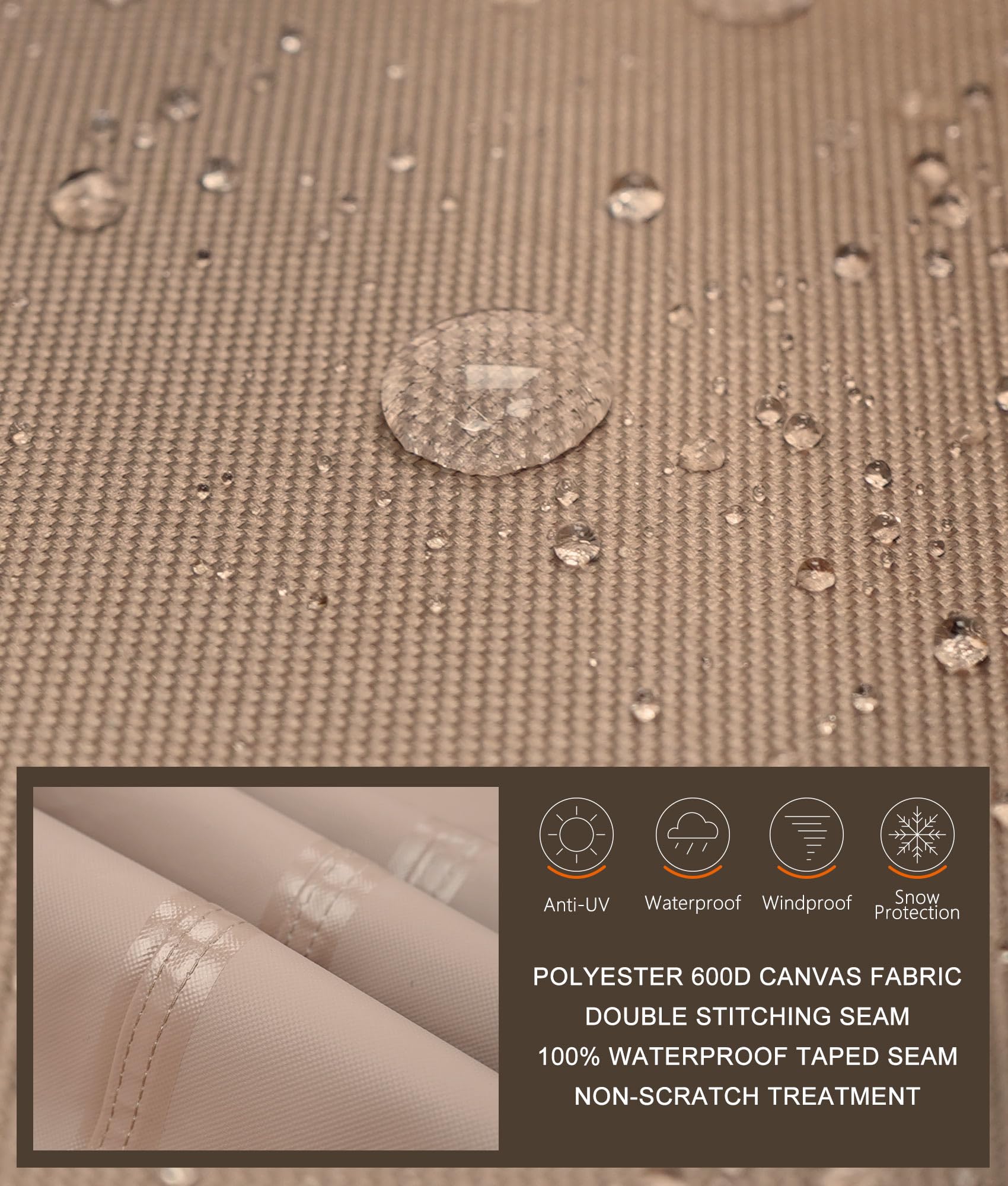 Full-coverage ULTCOVER protects sun and debris from the grill surface.