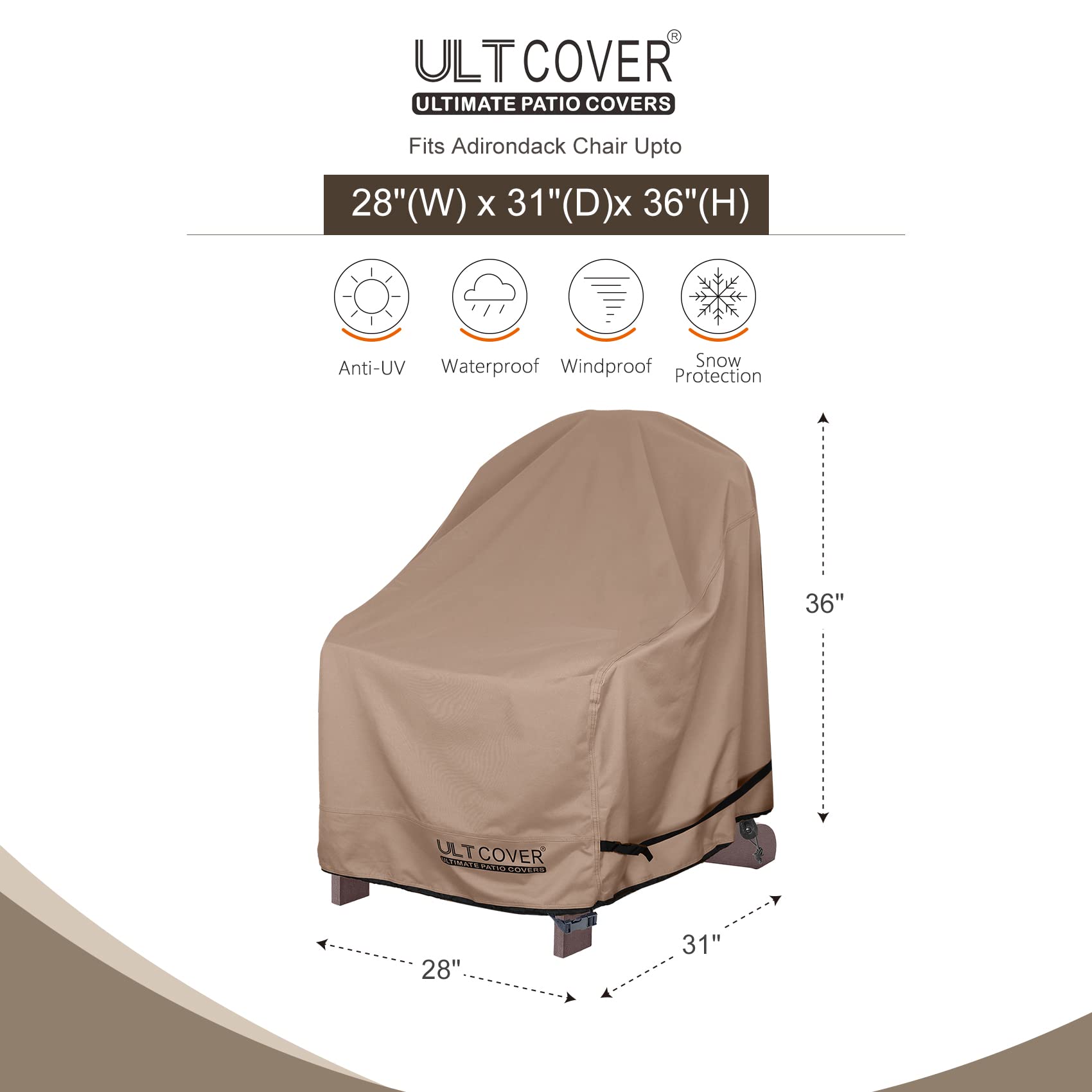 ULTCOVER close-up of 600D polyester canvas with waterproof backing for outdoor use.