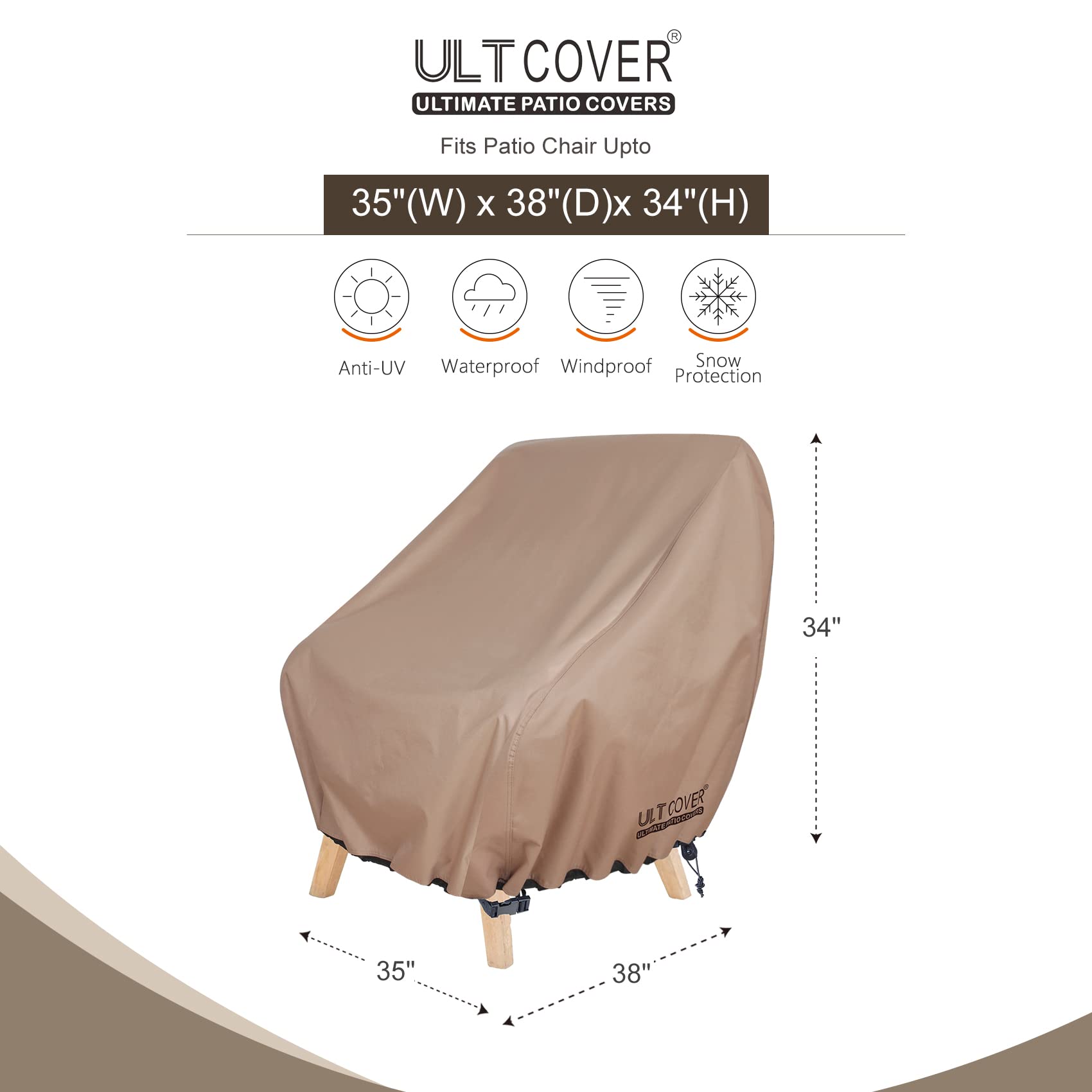 Close-up of ULTCOVER 600D polyester canvas with waterproof backing for durable protection.