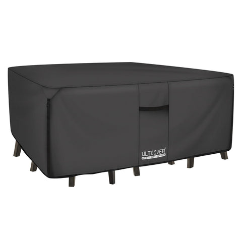 ULTCOVER rectangular table cover 111x74 protects outdoor set from rain
