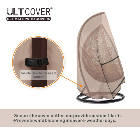 ULTCOVER full-coverage design shields from sun and elements.