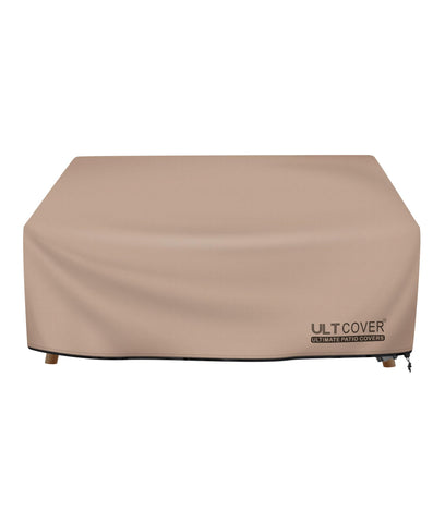 ULTCOVER deep-seat sofa bench cover fits up to 62W x 40D x 35H inches, weather protection.