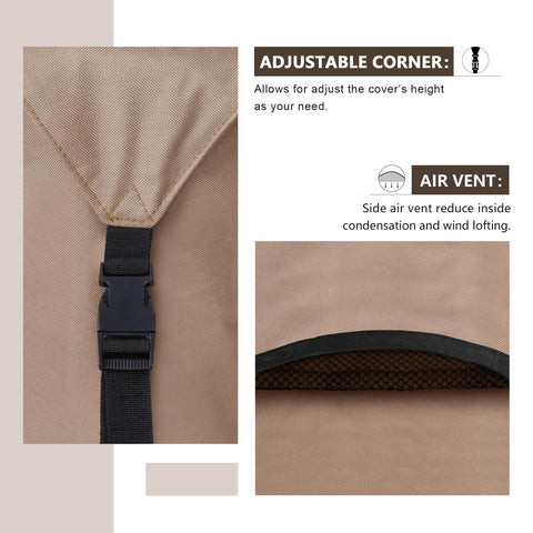 Closeup of durable 600D polyester canvas used for outdoor protection.