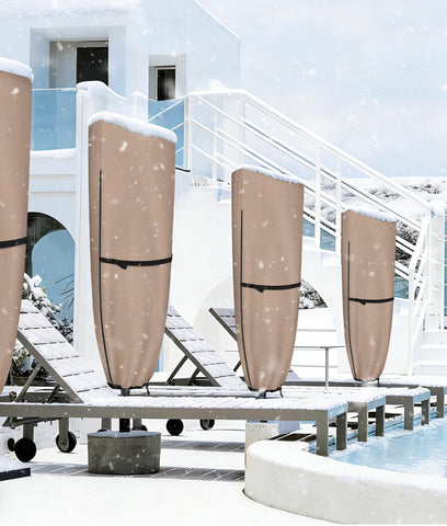 ULTCOVER full-coverage design shields the umbrella from sun and fading