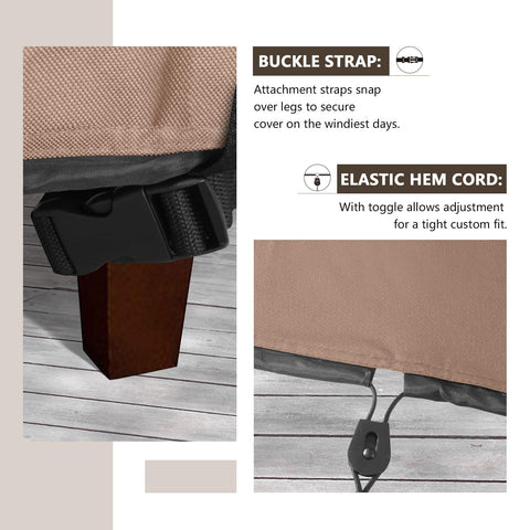 ULTCOVER full-coverage design minimizes sun exposure to keep the finish looking new.