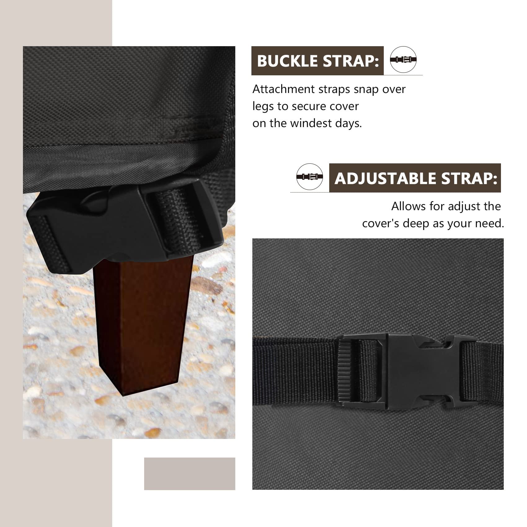 ULTCOVER full-coverage design shields from sun and debris.