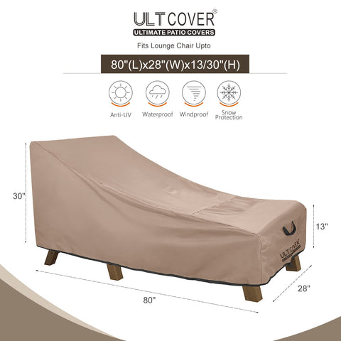 ULTCOVER waterproof backside keeps cushions dry during showers and snowfall