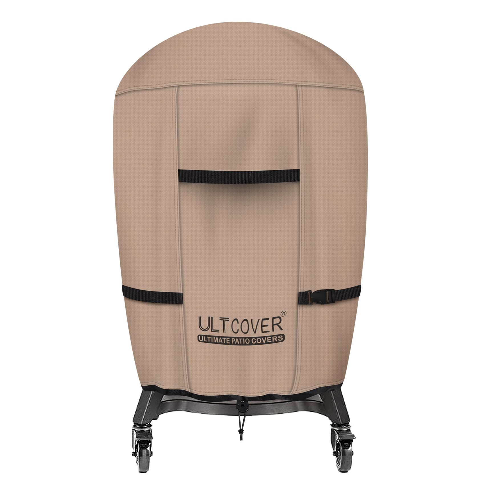 ULTCOVER grill cover on a Kamado Joe protects from rain and dust