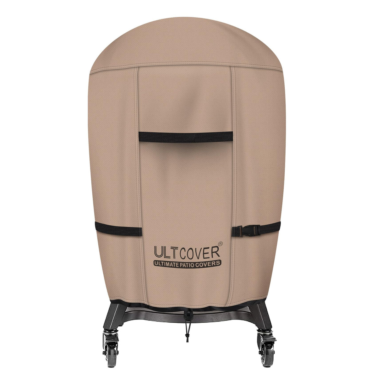 ULTCOVER grill cover on a Kamado Joe protects from rain and dust