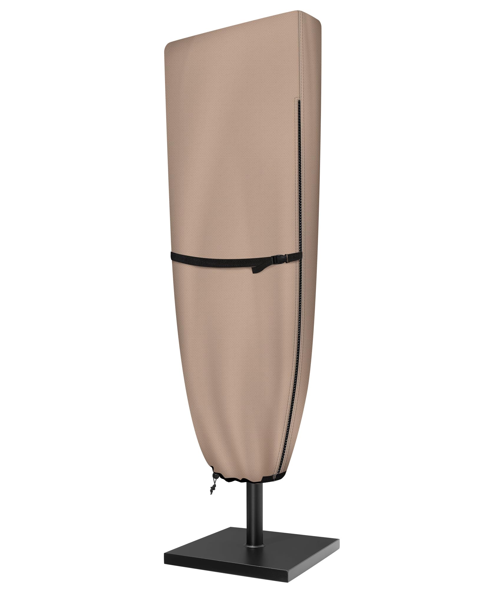 ULTCOVER patio parasol cover fits 15ft double-sided umbrellas, keeps rain off