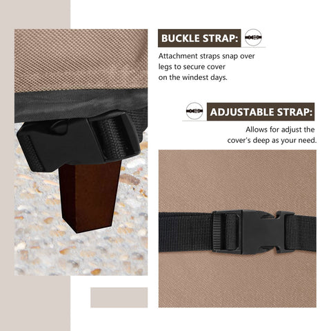 ULTCOVER cover crafted from 600D polyester for durable weather resistance.