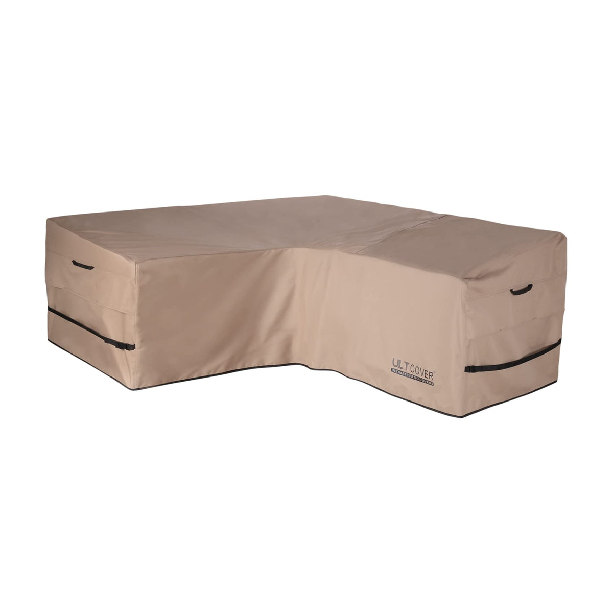 ULTCOVER patio V-shaped sofa cover waterproof 85-inch wide protects outdoor furniture.