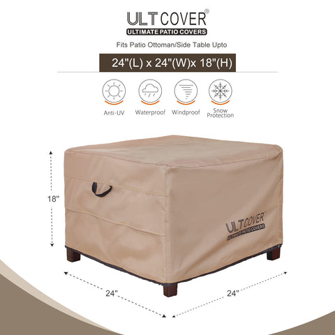 ULTCOVER waterproof 600D material close-up showing durable construction.