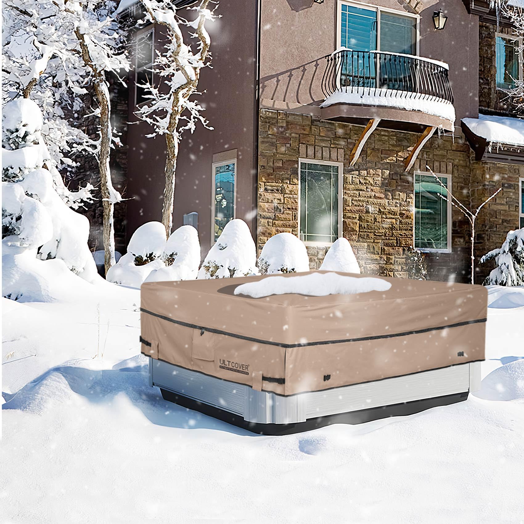 ULTCOVER waterproof backing blocks water intrusion and keeps the area dry.