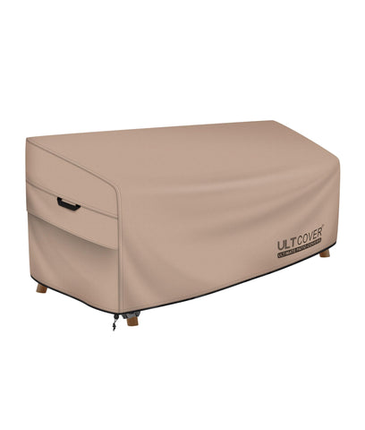 ULTCOVER waterproof outdoor sofa cover protecting furniture from rain and dust.
