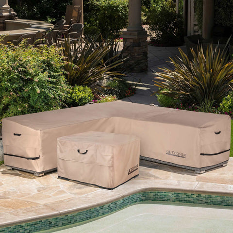 ULTCOVER wind-resistant fit for outdoor lounges in stormy weather