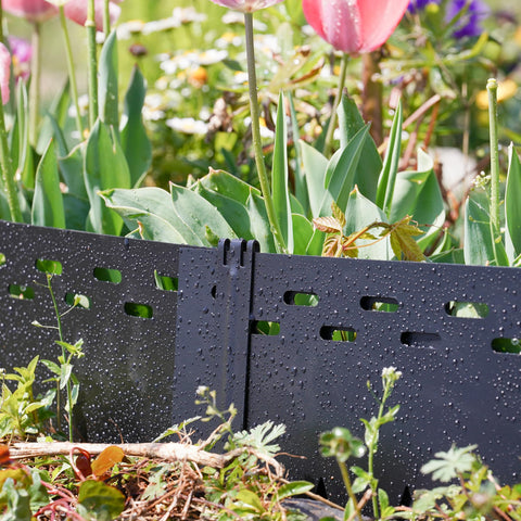UltiTeque garden stakes support trellises and plants while withstanding garden activity and weather.