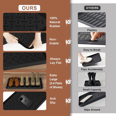 UltraLegend waterproof tray rinses clean quickly to restore a fresh look