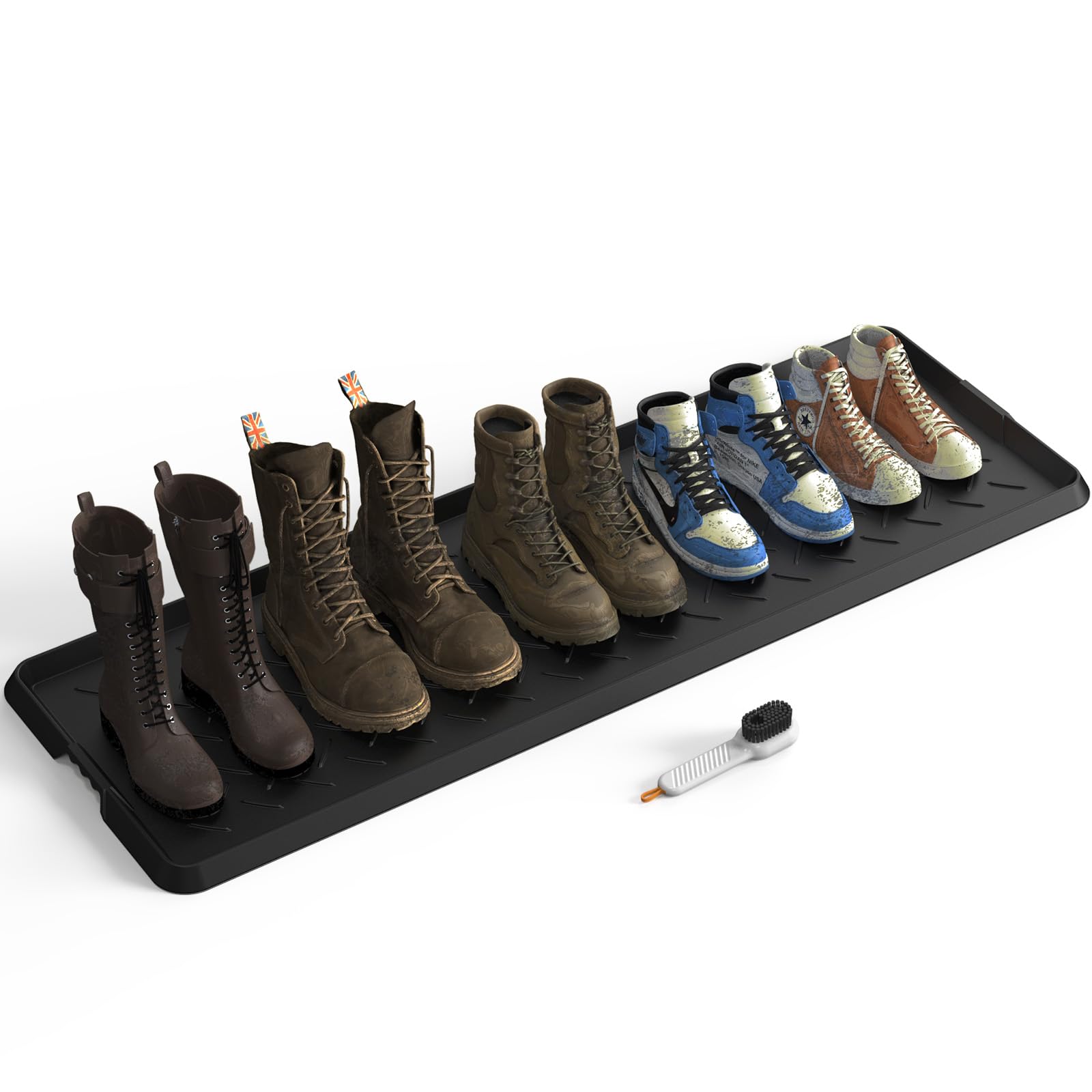 UltraLegend quick rinse cleans dirt and mud from the tray fast