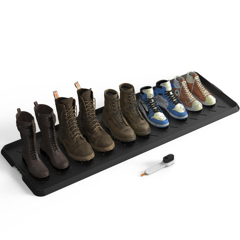 UltraLegend quick rinse cleans dirt and mud from the tray fast