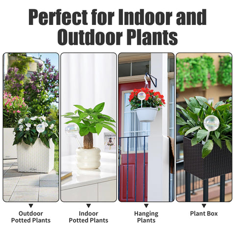 Ideal for pots 4 inches and larger with slow-release watering.