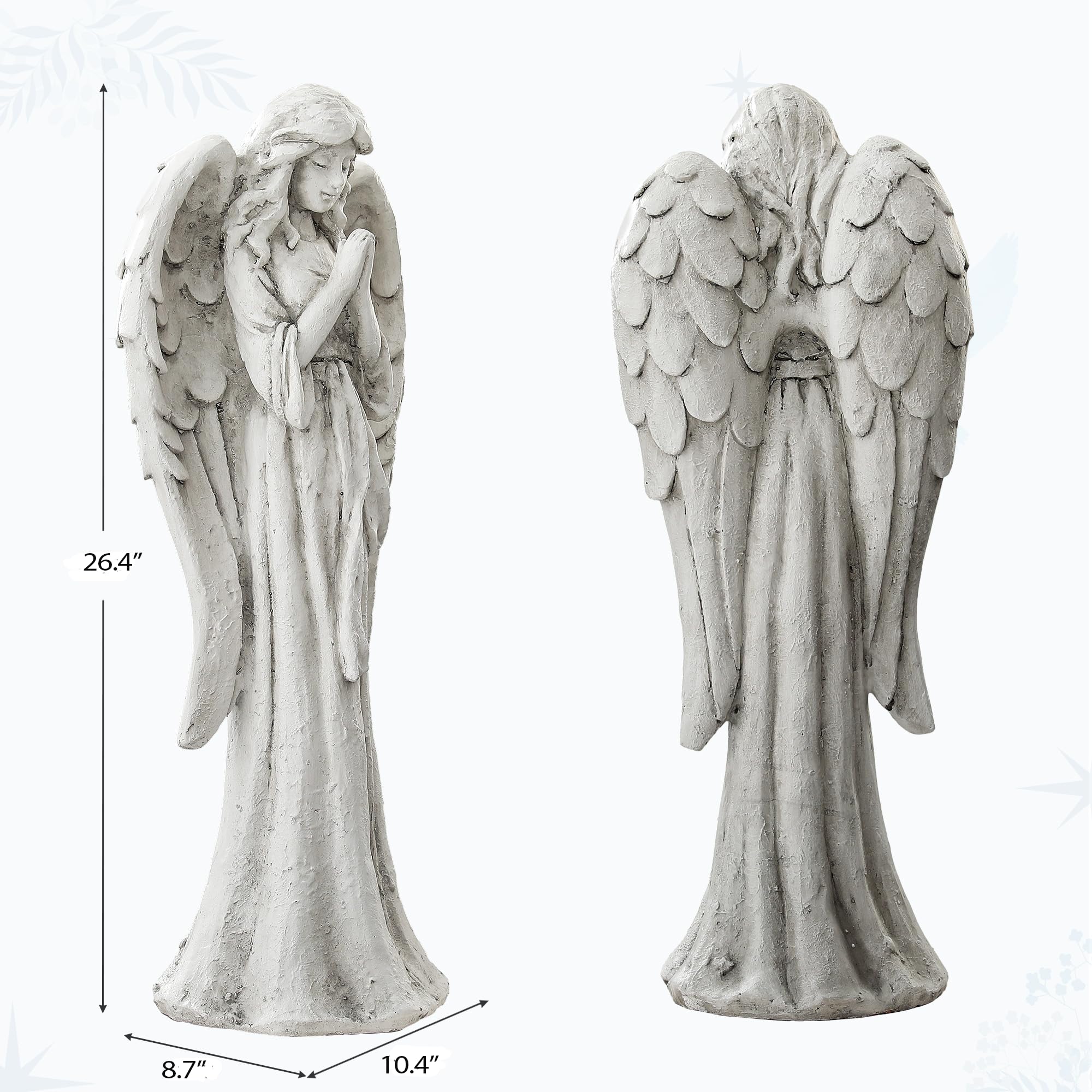 Ultym Garden Memorial Angel enhances outdoor space with calming presence.
